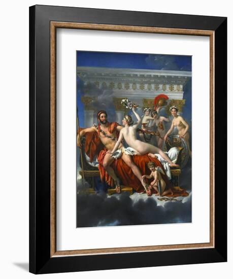 Mars Being Disarmed by Venus, 1824-Jacques Louis David-Framed Giclee Print