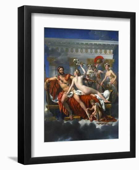 Mars Being Disarmed by Venus, 1824-Jacques Louis David-Framed Giclee Print