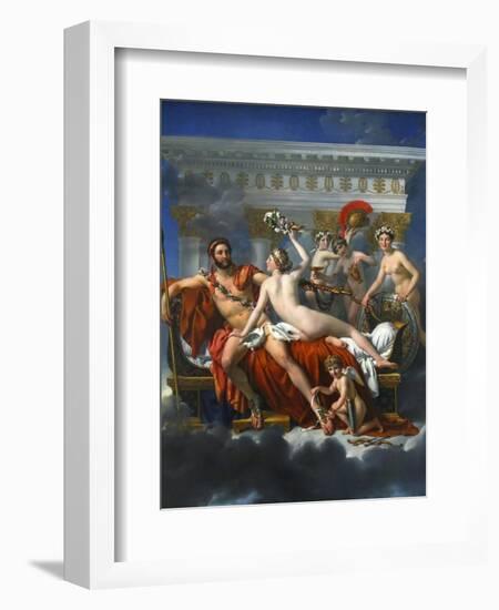 Mars Being Disarmed by Venus, 1824-Jacques Louis David-Framed Giclee Print