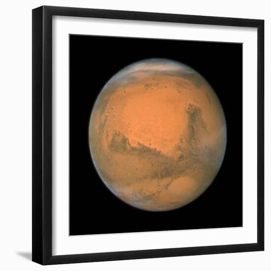 Mars Close Approach 2007, HST Image--Framed Premium Photographic Print