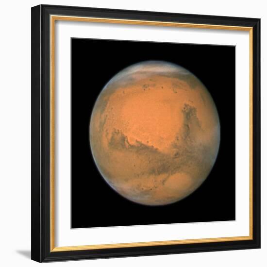 Mars Close Approach 2007, HST Image-null-Framed Premium Photographic Print