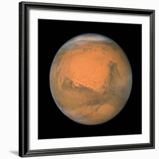 Mars Close Approach 2007, HST Image-null-Framed Photographic Print