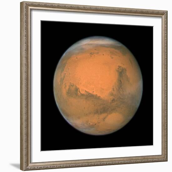 Mars Close Approach 2007, HST Image-null-Framed Photographic Print