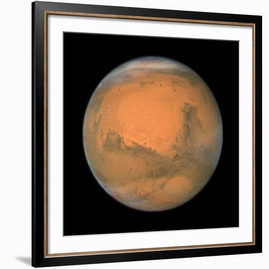 Mars Close Approach 2007, HST Image-null-Framed Photographic Print