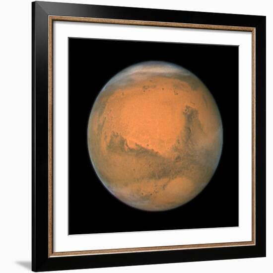 Mars Close Approach 2007, HST Image-null-Framed Photographic Print