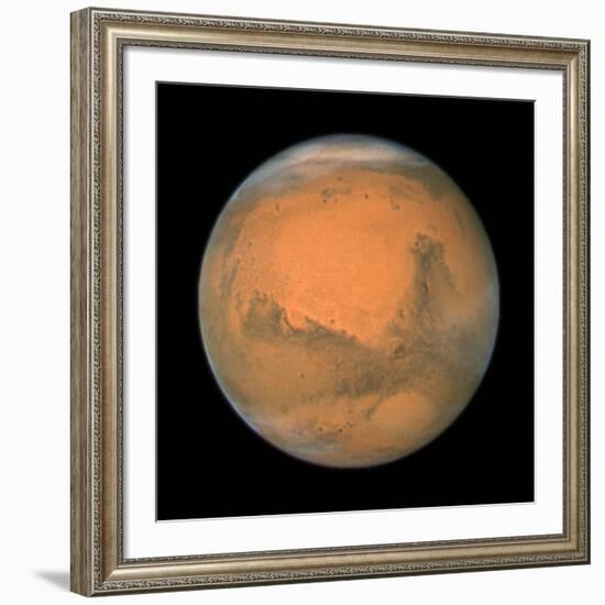 Mars Close Approach 2007, HST Image-null-Framed Photographic Print