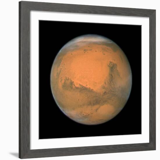 Mars Close Approach 2007, HST Image-null-Framed Photographic Print