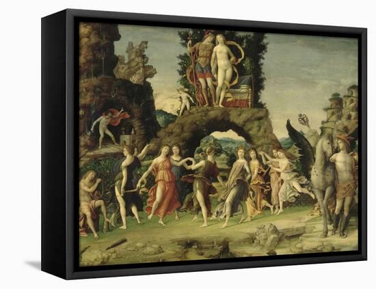 Mars et Vénus dit le Parnasse-Andrea Mantegna-Framed Premier Image Canvas