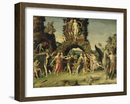 Mars et Vénus dit le Parnasse-Andrea Mantegna-Framed Giclee Print