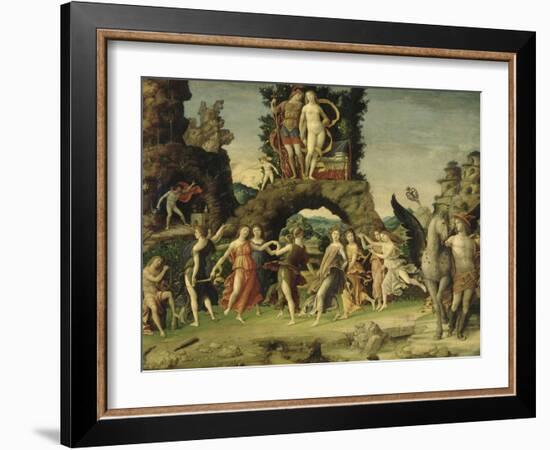 Mars et Vénus dit le Parnasse-Andrea Mantegna-Framed Giclee Print