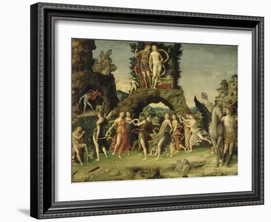 Mars et Vénus dit le Parnasse-Andrea Mantegna-Framed Giclee Print