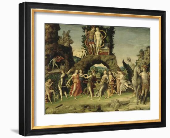 Mars et Vénus dit le Parnasse-Andrea Mantegna-Framed Giclee Print