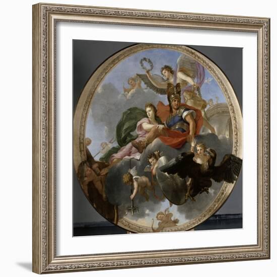 Mars et Venus-Charles Le Brun-Framed Giclee Print