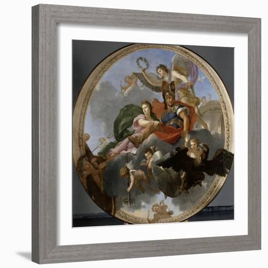 Mars et Venus-Charles Le Brun-Framed Giclee Print