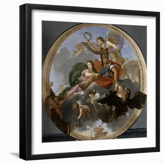 Mars et Venus-Charles Le Brun-Framed Giclee Print