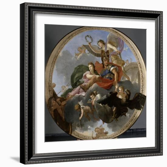 Mars et Venus-Charles Le Brun-Framed Giclee Print