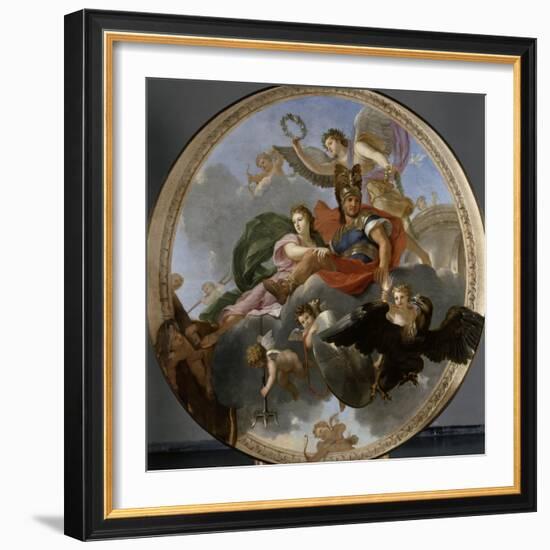 Mars et Venus-Charles Le Brun-Framed Giclee Print