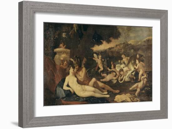 Mars et Vénus-Nicolas Poussin-Framed Giclee Print