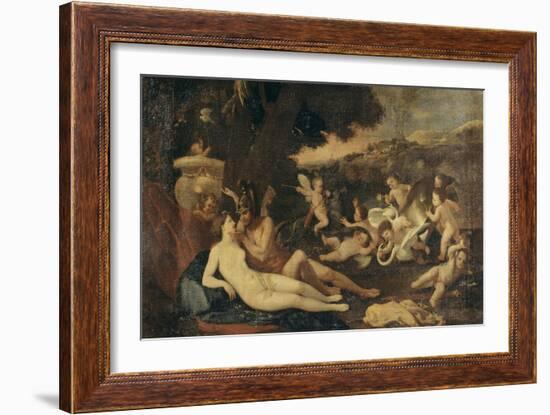 Mars et Vénus-Nicolas Poussin-Framed Giclee Print