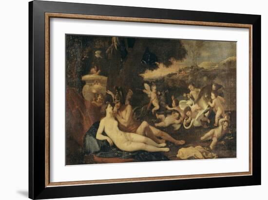 Mars et Vénus-Nicolas Poussin-Framed Giclee Print