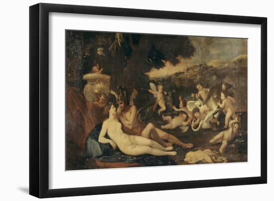 Mars et Vénus-Nicolas Poussin-Framed Giclee Print