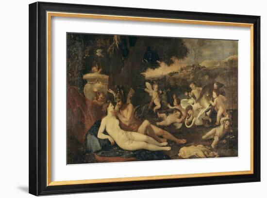 Mars et Vénus-Nicolas Poussin-Framed Giclee Print