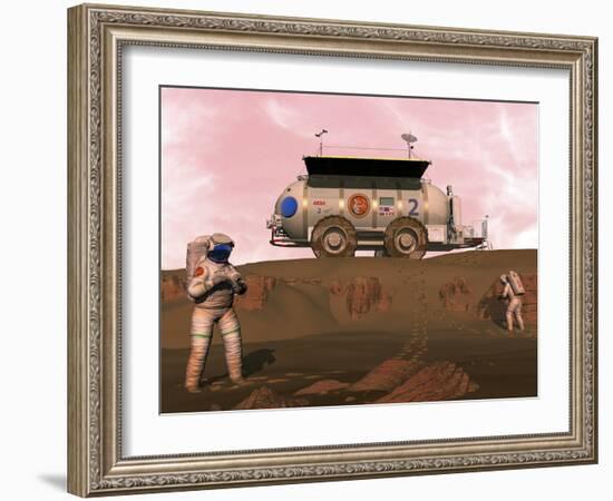 Mars Exploration, Artwork-Walter Myers-Framed Photographic Print