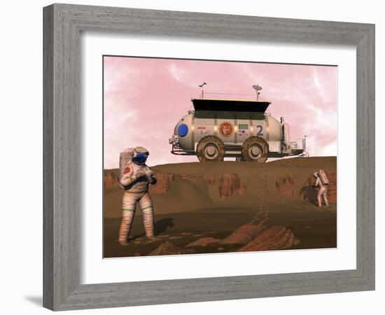 Mars Exploration, Artwork-Walter Myers-Framed Photographic Print