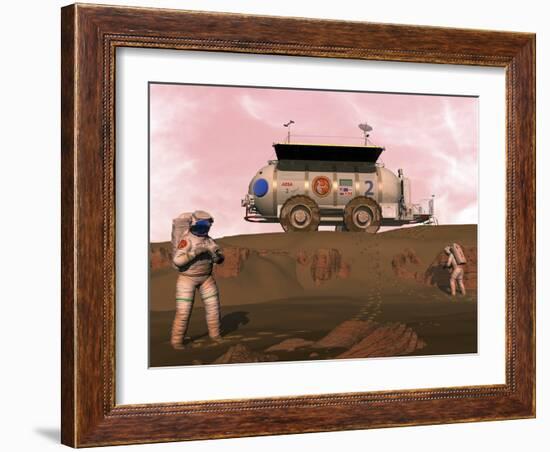 Mars Exploration, Artwork-Walter Myers-Framed Photographic Print