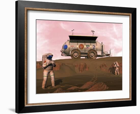 Mars Exploration, Artwork-Walter Myers-Framed Photographic Print