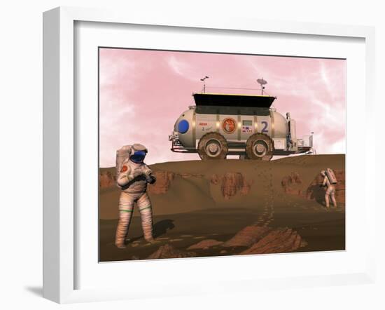 Mars Exploration, Artwork-Walter Myers-Framed Photographic Print