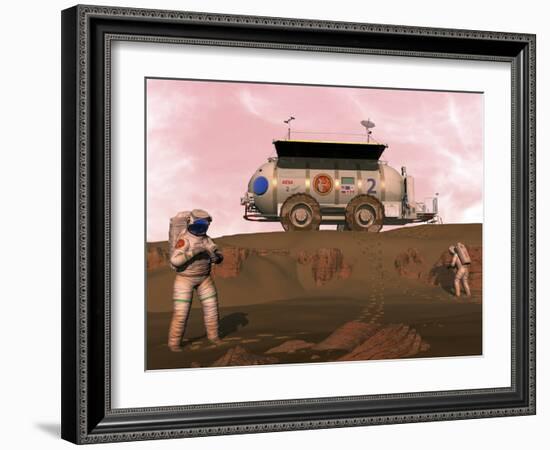 Mars Exploration, Artwork-Walter Myers-Framed Photographic Print