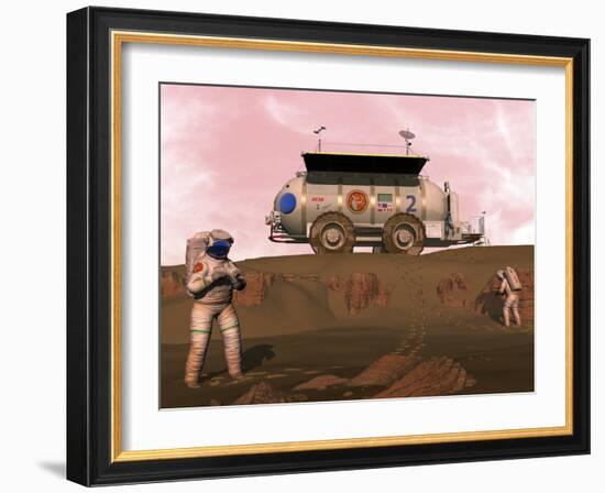 Mars Exploration, Artwork-Walter Myers-Framed Photographic Print