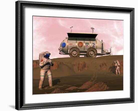 Mars Exploration, Artwork-Walter Myers-Framed Photographic Print