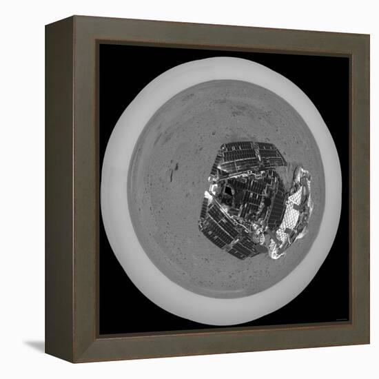 Mars Exploration Rover on the Surface of Mars-Stocktrek Images-Framed Premier Image Canvas