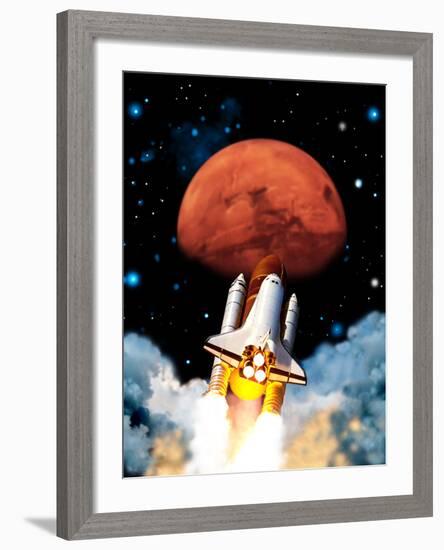 Mars Exploration-Victor Habbick-Framed Photographic Print