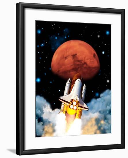 Mars Exploration-Victor Habbick-Framed Photographic Print