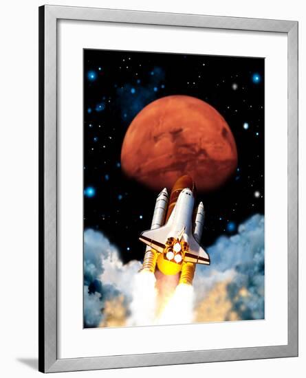 Mars Exploration-Victor Habbick-Framed Photographic Print