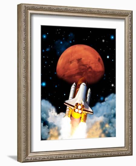 Mars Exploration-Victor Habbick-Framed Photographic Print