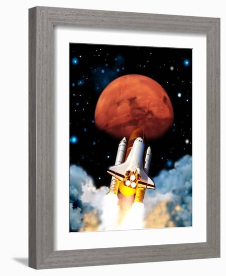 Mars Exploration-Victor Habbick-Framed Photographic Print