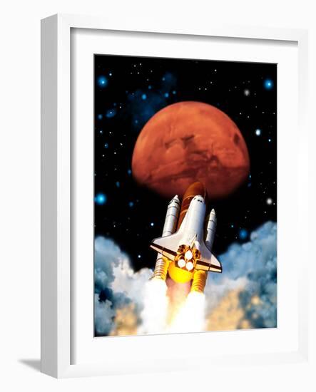 Mars Exploration-Victor Habbick-Framed Photographic Print