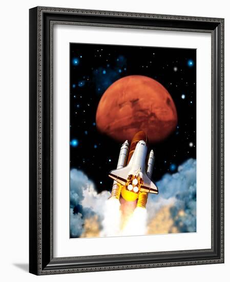 Mars Exploration-Victor Habbick-Framed Photographic Print