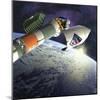 Mars Express Launch, Artwork-David Ducros-Mounted Premium Photographic Print