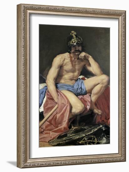 Mars, God of War-Diego Velazquez-Framed Art Print