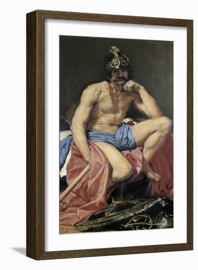 Mars, God of War-Diego Velazquez-Framed Art Print