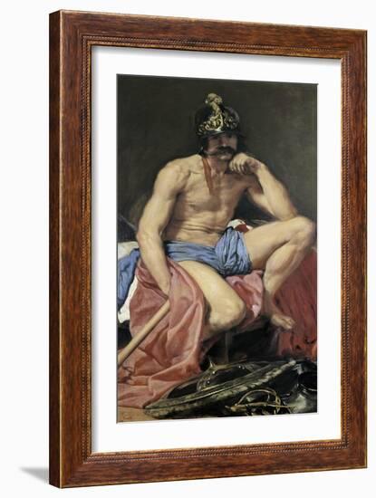 Mars, God of War-Diego Velazquez-Framed Art Print