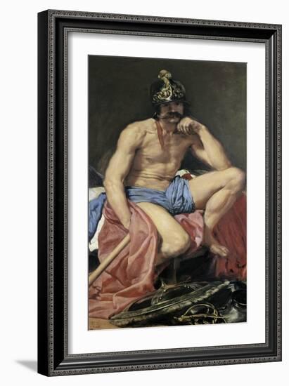 Mars, God of War-Diego Velazquez-Framed Art Print