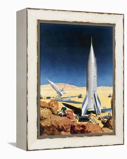 Mars Mission, 1950S-Chesley Bonestell-Framed Premier Image Canvas