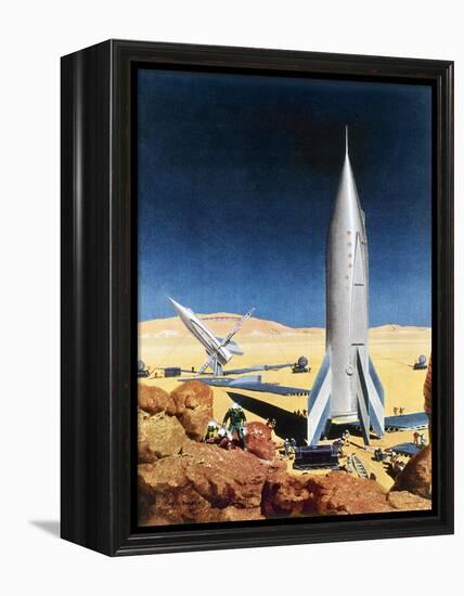 Mars Mission, 1950S-Chesley Bonestell-Framed Premier Image Canvas