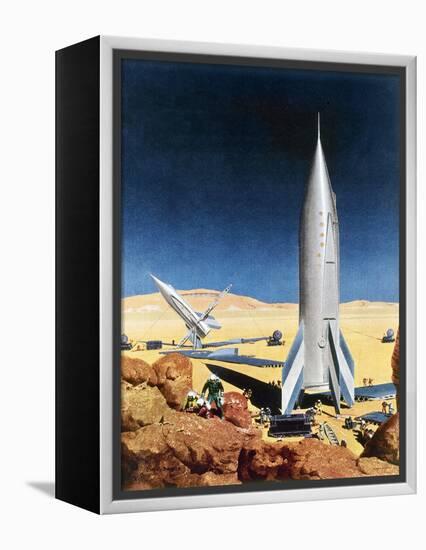 Mars Mission, 1950S-Chesley Bonestell-Framed Premier Image Canvas